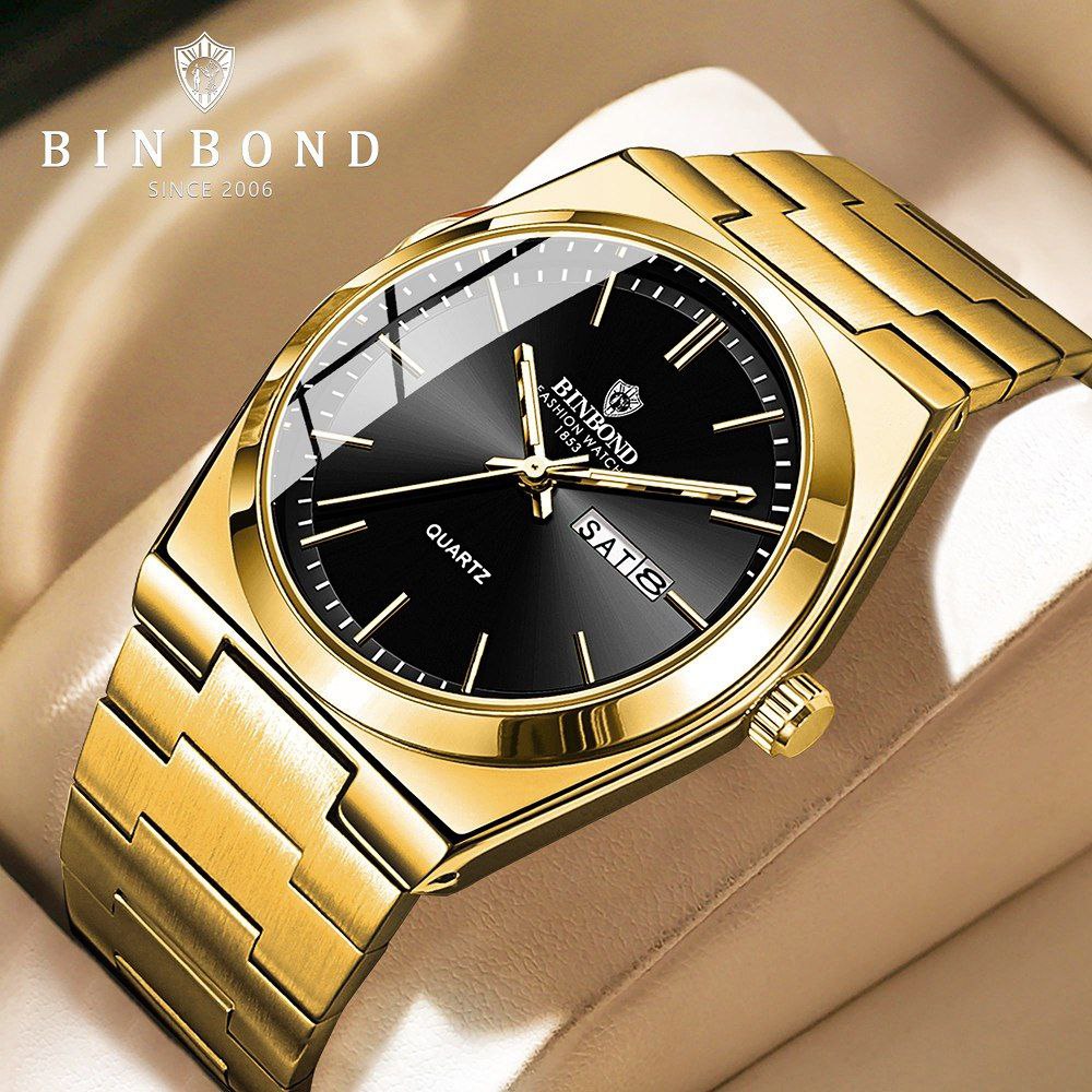 ساعت بین باند مدلی نو  مناسب آقایان   مقاوم دربرابر آب برندشرکتی اوریجینال  کارت گارانتی  دارای روز شمار  ضخامت ۱۱میل  قطر صفحه ۴۴میل ایام هفته  بند استیل فولاد شیشه سافایر  شب نما قفل دو پروانه  موتور کوارتز