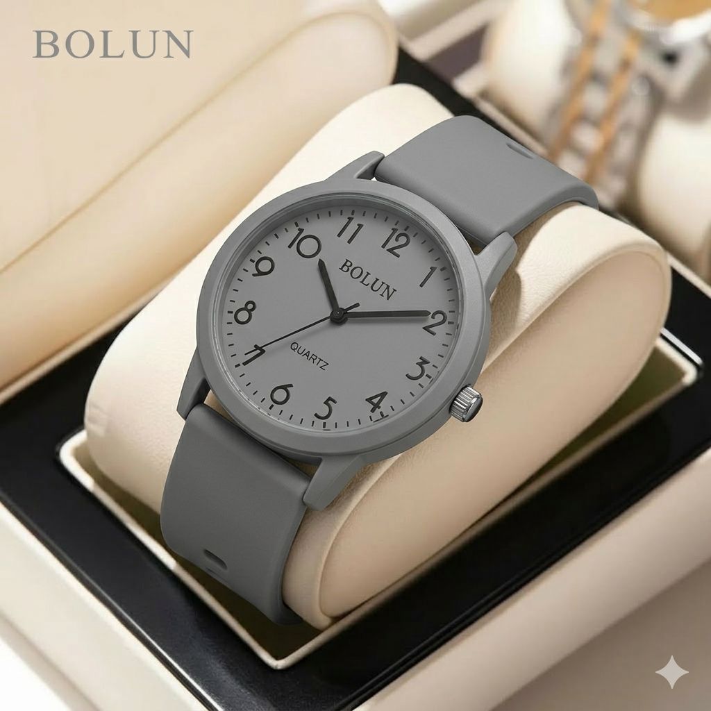 کد 2347 دخترانه برند بولون   باکیفیت  بدنه ژله ای طراحی خاص و زیبا موتور کوارتز ظریف قفل سگگی جنس خوب