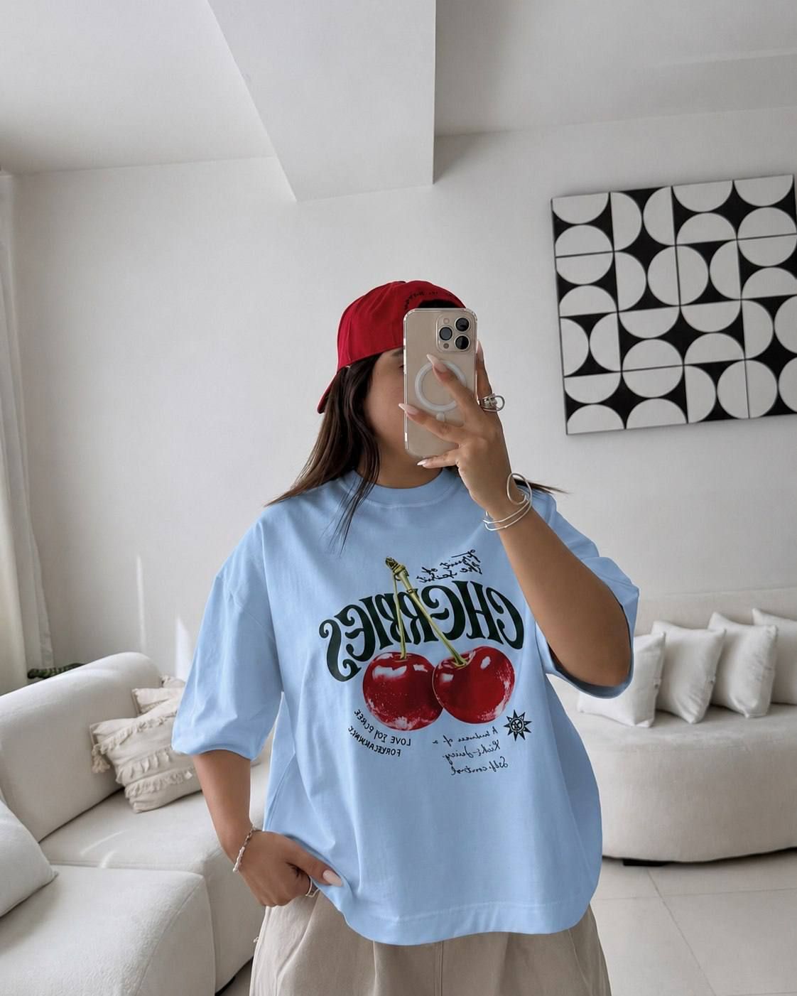 تیشرت باکسی 😍luxury😍 (کاملا مزونی) ➖سایز بندی :فری سايز از 36 تا 46 ➖جنس : نخ پنبه سوپر