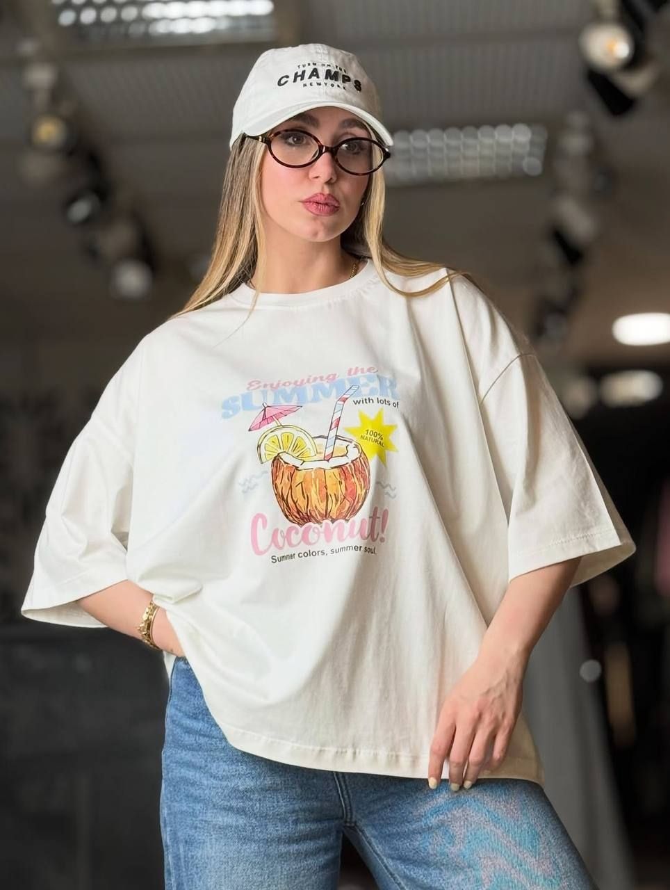 تیشرت باکسی 😍luxury😍 (کاملا مزونی) ➖سایز بندی :فری سايز از 36 تا 46 ➖جنس : نخ پنبه سوپر
