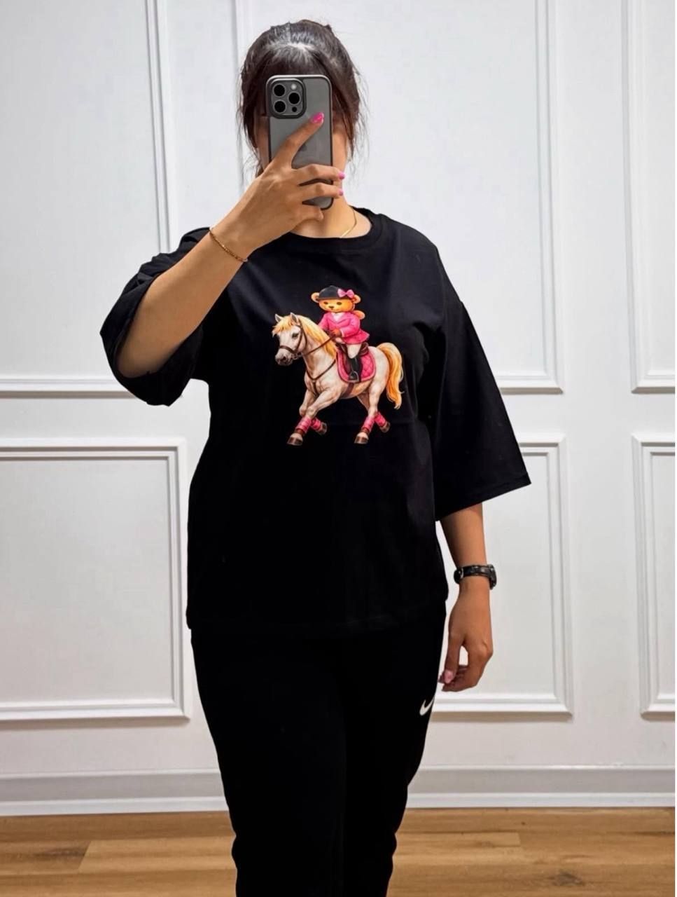 تیشرت باکسی 😍luxury😍 (کاملا مزونی) ➖سایز بندی :فری سايز از 36 تا 46 ➖جنس : نخ پنبه سوپر