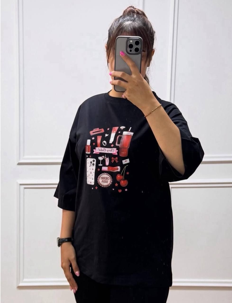 تیشرت باکسی 😍luxury😍 (کاملا مزونی) ➖سایز بندی :فری سايز از 36 تا 46 ➖جنس : نخ پنبه سوپر