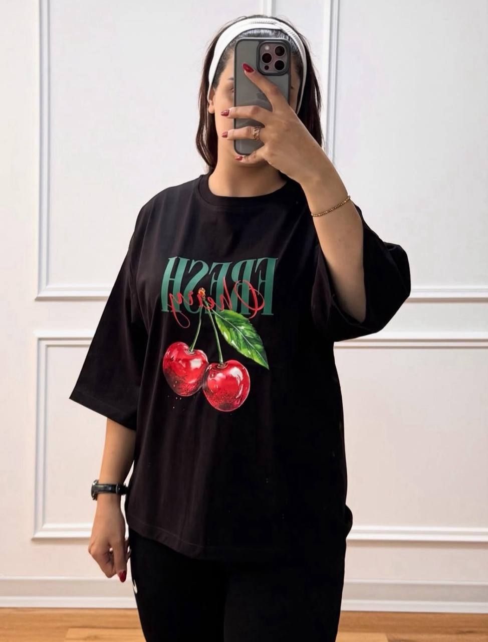 تیشرت باکسی 😍luxury😍 (کاملا مزونی) ➖سایز بندی :فری سايز از 36 تا 46 ➖جنس : نخ پنبه سوپر