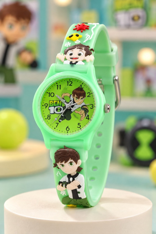 🦁 lidon cute 💓 ♤لیدون کارتونی جدیدترین کالکشن بچگونه😍 سگک کمربندی موتورکوارتز نمایشگر اعداد شبرنگ اپوکسی جنس بند سلیکونی کیفیت وقیمت مناسب